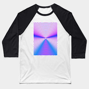 Abstract hipnosis colorful circles Baseball T-Shirt